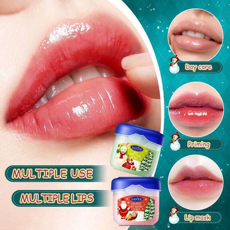 Christmas box hand cream+lipstick set deep moisturizing anti cracking holiday limited gift X250807