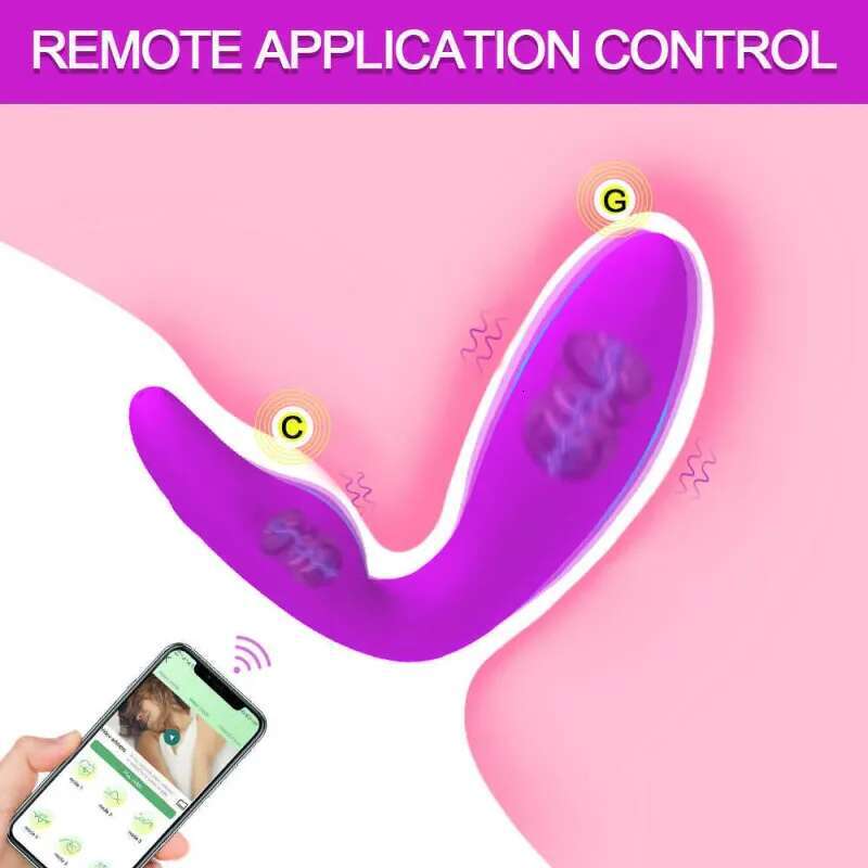 New Wireless App Bluetooth g Spot Dildo Vibrator Female Remote Control Wear Vibrating Clitoris Stimulator Sex
