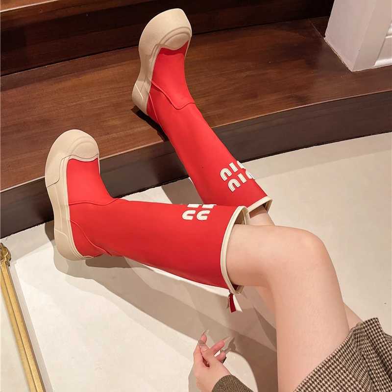 2024 Summer New Female Breathable Hollowed Out Mesh Boots Genuine Leather High Knee Boots High Heels Show Thin Cool Boots XJ250807