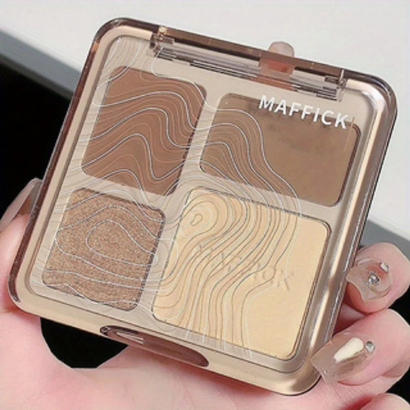 Natural Stereoscopic Face Powder Palette Matte Bronzer Contour Shading Multifunctional Highlighter Cosmetic Blush gift 250730