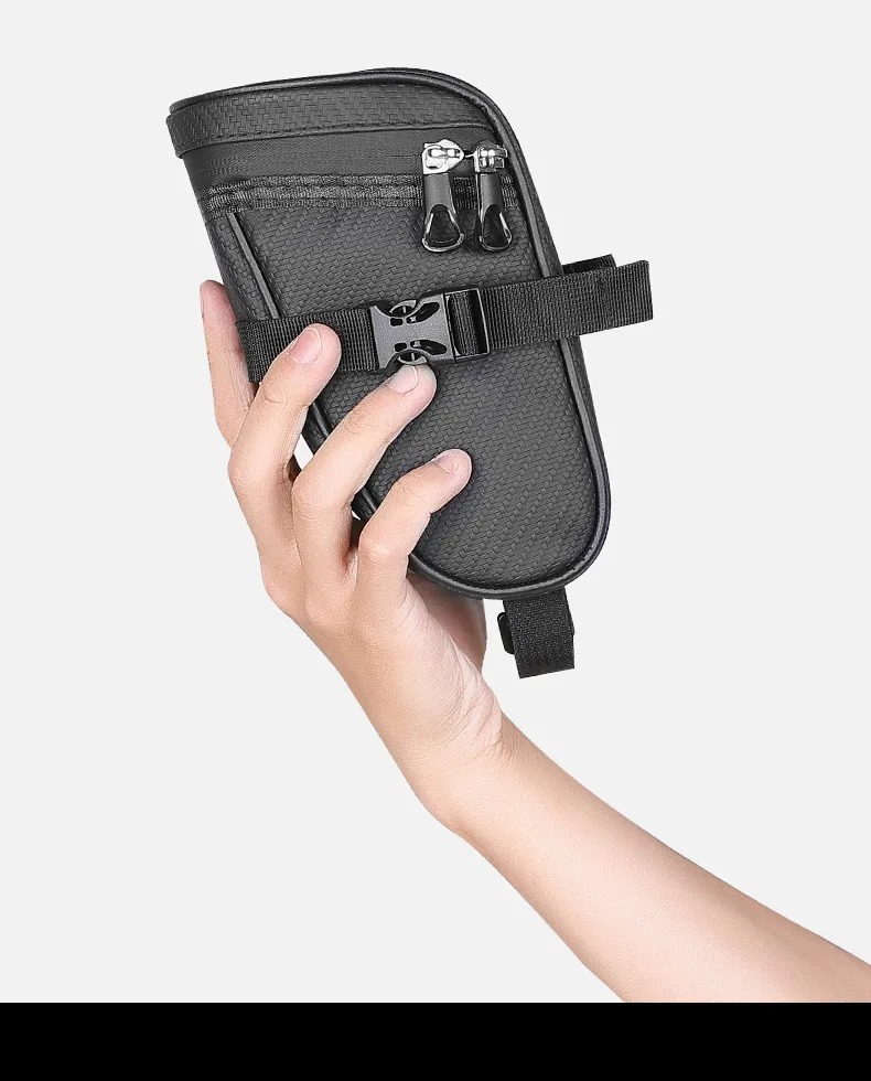 Bike Saddle Bag Bicycle Under Seat Storage Pack for Repair Tool Kits with Reflective Strap for Mountain Road Bike Cycling Accessories