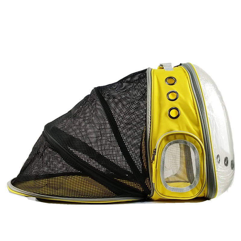 Beni Pet Breathable Expandable Pet Carrier: Portable Clear Cat Bag & Backpack for Outings