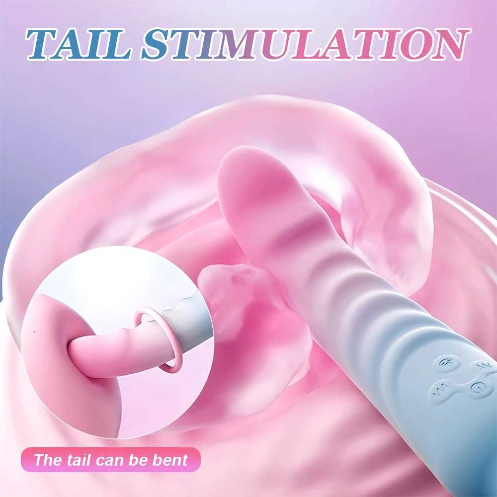 Heatable AV Vibrator Dildos Massager G-Spot Vibrator 360 Rotation Clitoris Stimulator Female Vagina Masturbation Adult Sex Toy W250807