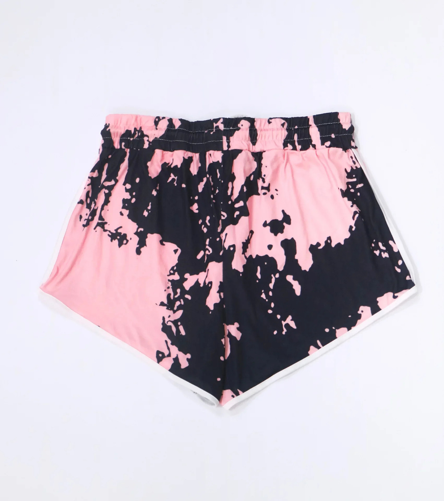 Plus Size Womens Casual Pants Dyed Waist Elastic Drawstring Sports Shorts Comfortable Loose Fit Female Clothing Ac 250805