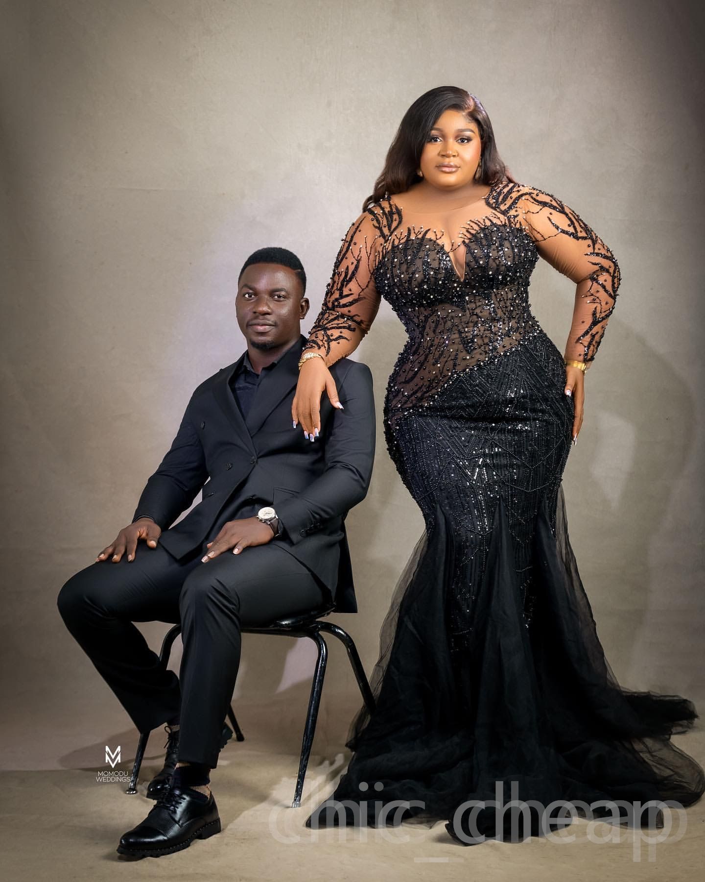Mermaid Black Prom Dresses 2025 Illusion Beaded Crystals Sheer Neck Evening Formal Party Second Birthday Engagement Gowns Plus Size Dress For Special 
