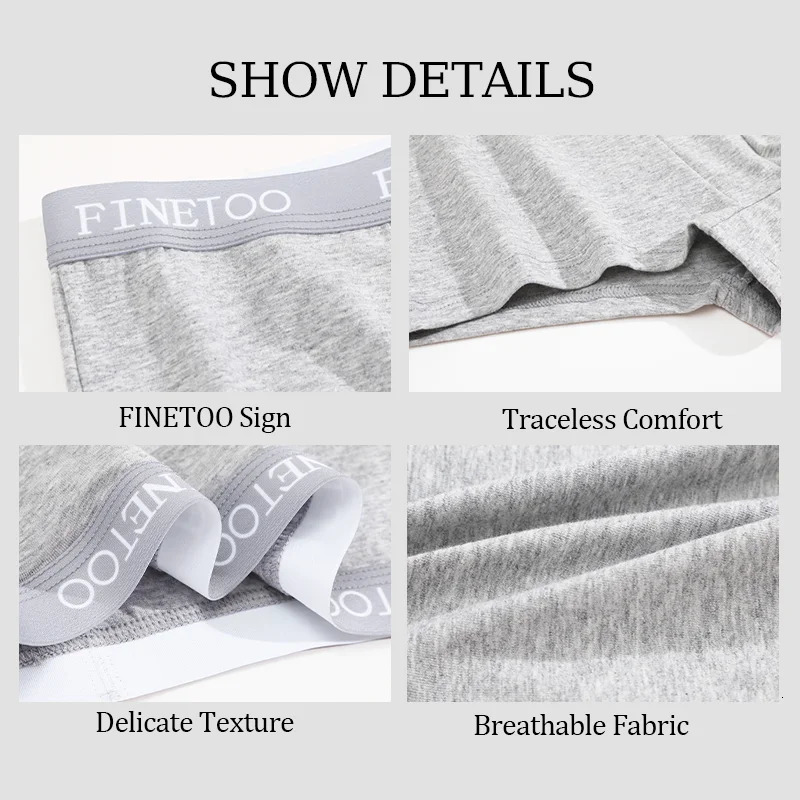 3Pcs Panties Cotton Seamless Sports Boxers Underwear Female Solid Color Briefs Lingerie Intimate Underpant Finetoo SXXL 250807