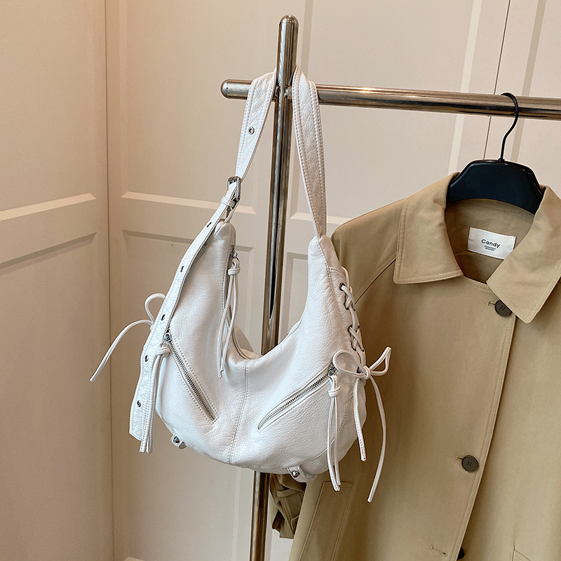 Free shipping designer Minimalist High-End Commuter Shoulder Bag for Women 2025 New Soft Leather Underarm Bag Versatile Large Capacity Crossbody Bag