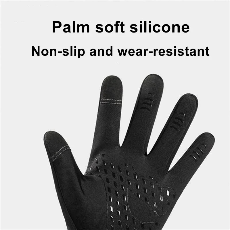 Waterproof Cycling Gloves Winter Touch Screen Bicycle Outdoor Scooter Windproof Riding Motorcycle Ski Warm Bike 250729