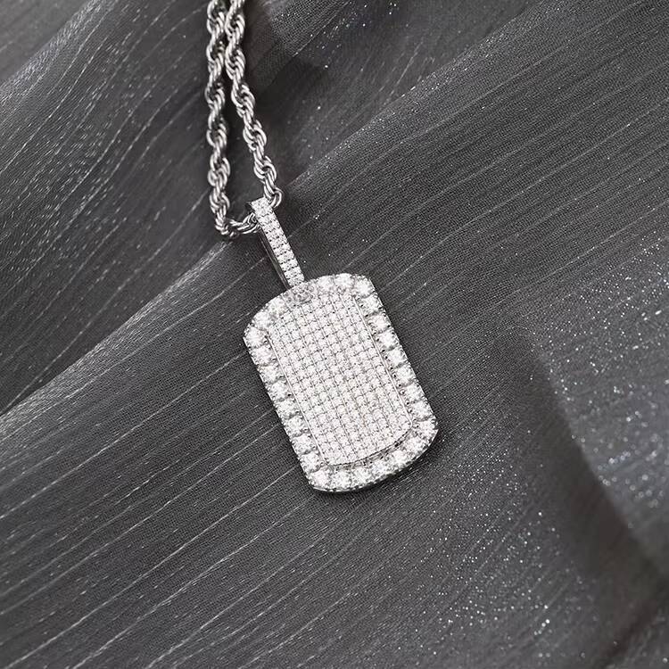 Xingguang Jewelry Hip Hop Pendant Solid Silver 925 Ice Out Moissanite Diamond Passed Diamond Test Popular Pendant