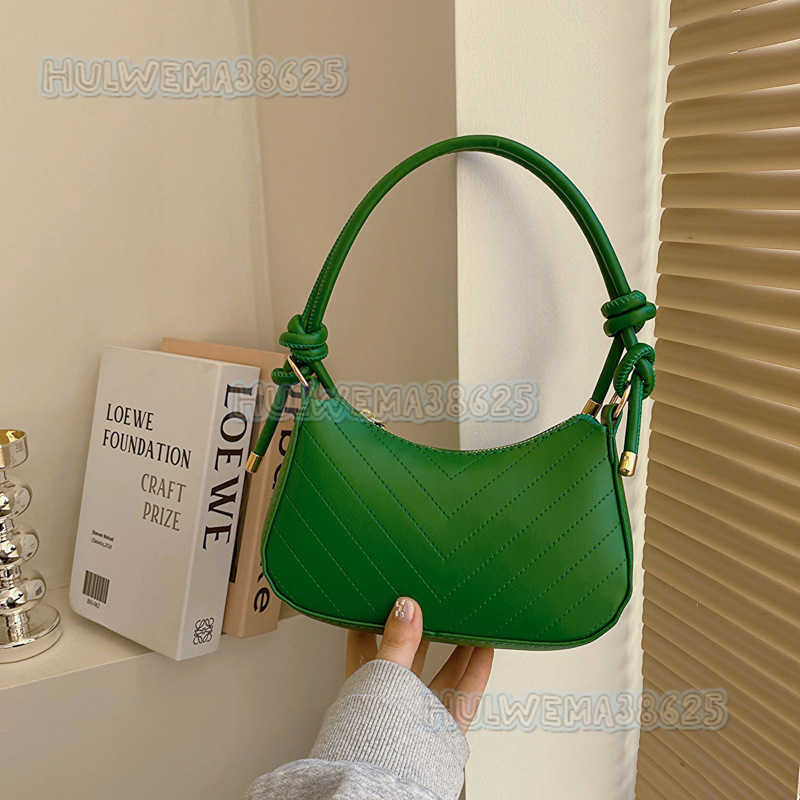Trendy Fashion Solid Color Versatile Single Shoulder Underarm Bag 2024 Spring New Style Chic Crossbody Small Square Bag H250806