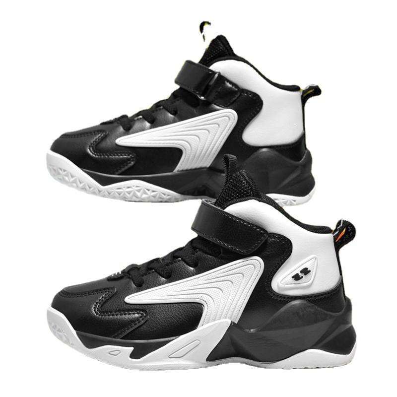 Magic Tape NEW Children's Basketball Elementary School Training Practical Set Line Sports Running Shoes 8-12 Years Old Boys and Girls