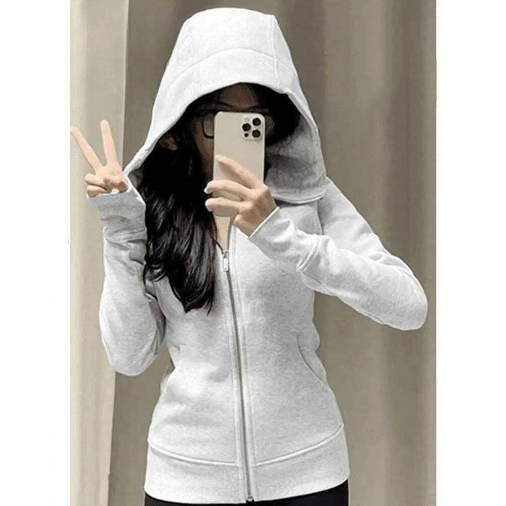 Neploe Solid Sweet All-match Slim Hoody Korea Chic Coat Trendy Minority Zip Exquisite Casual Sweatshirt Elegant Simple Jacket