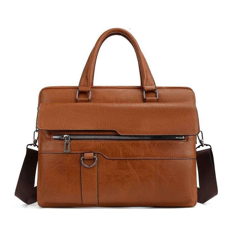 Men's briefcase texture new backpack leisure large capacity business shoulder computer bag handbag crossbody