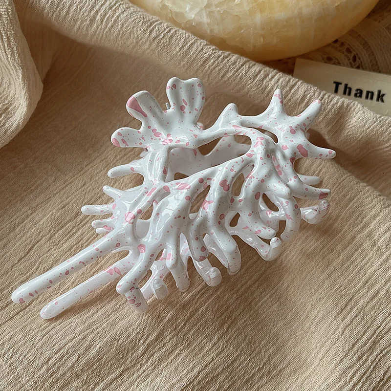 Ocean Conch Hair Claw Clips for Women Colorful Shell Crab Hair Clip Shell Catcher Ins Fairy Summer Sea Y2K Hair Accessories U250807