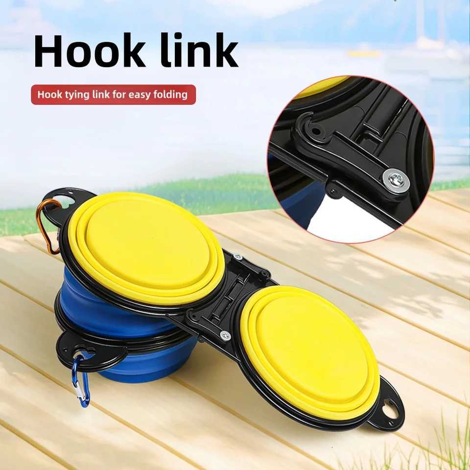 1Pc Pet Folding Bowl Outdoor Portable Drinking Bowl Dog Bowl Cat Bowl Pet Accompanying Cup Dog Bowl Y250806