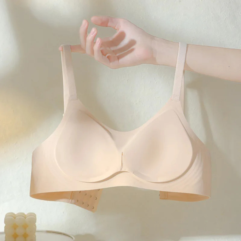 2024 Invisible Push Up Bra Backless Sexy Women Bras Low Cut Plunge Brassiere Open Back Wedding Underwear Seamless Lingerie y250807