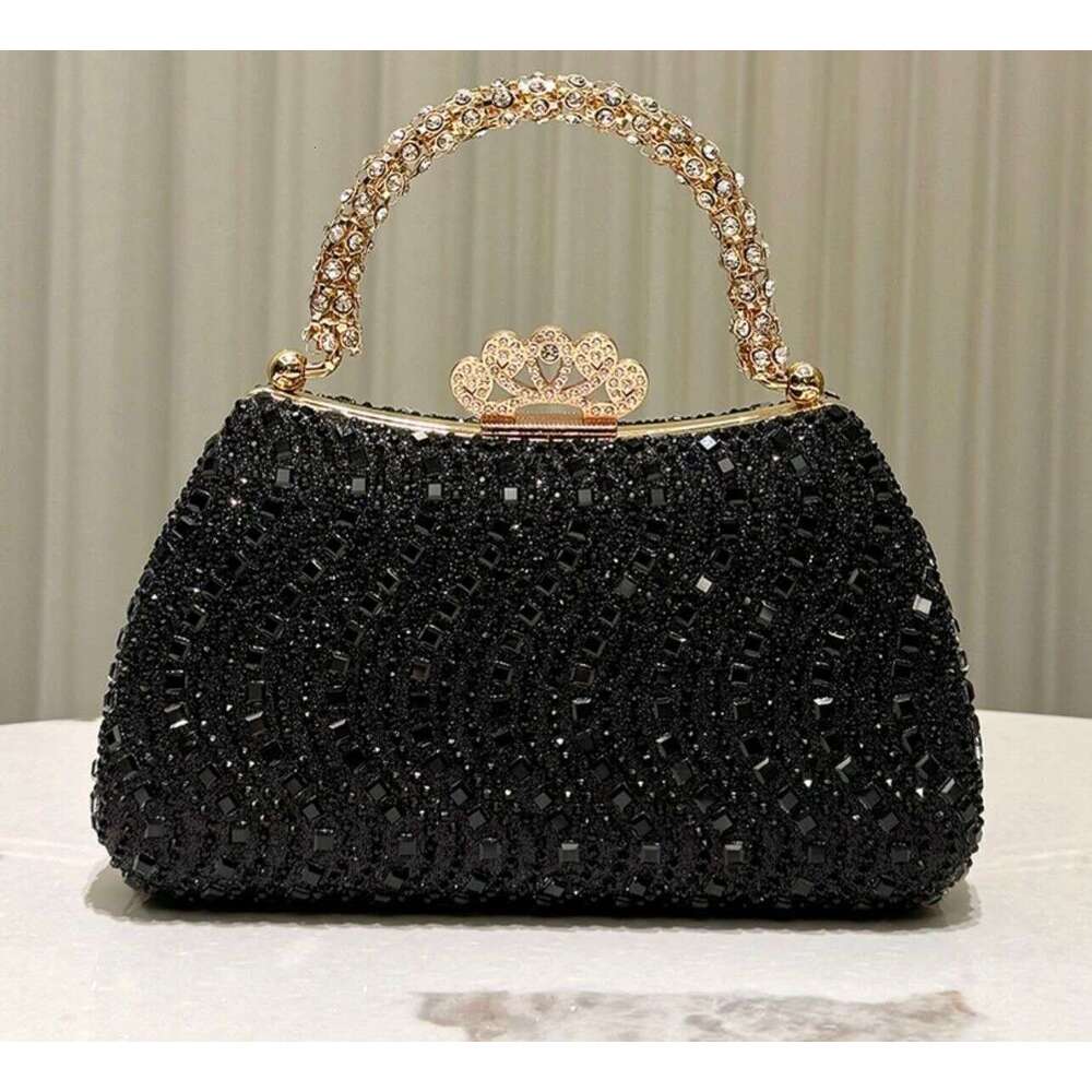 2025 New Evening Phoenix Crown Buckle Inlaid Diamond Handbag Banquet Dress Cheongsam Bag 40