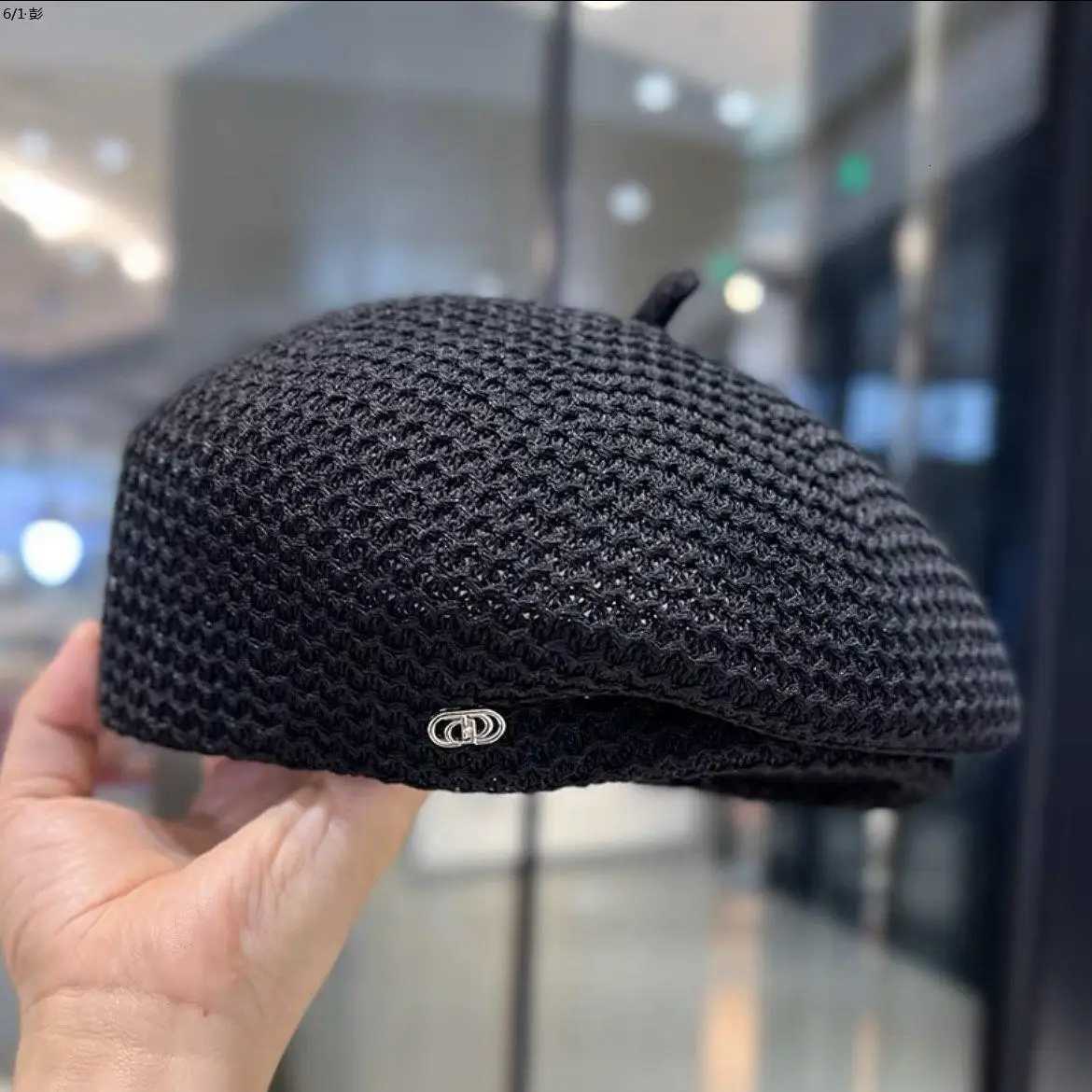 2024 New Fashionable and Versatile Face Showing Small Summer British Wind Hat Mesh Beret for Children XJ250807