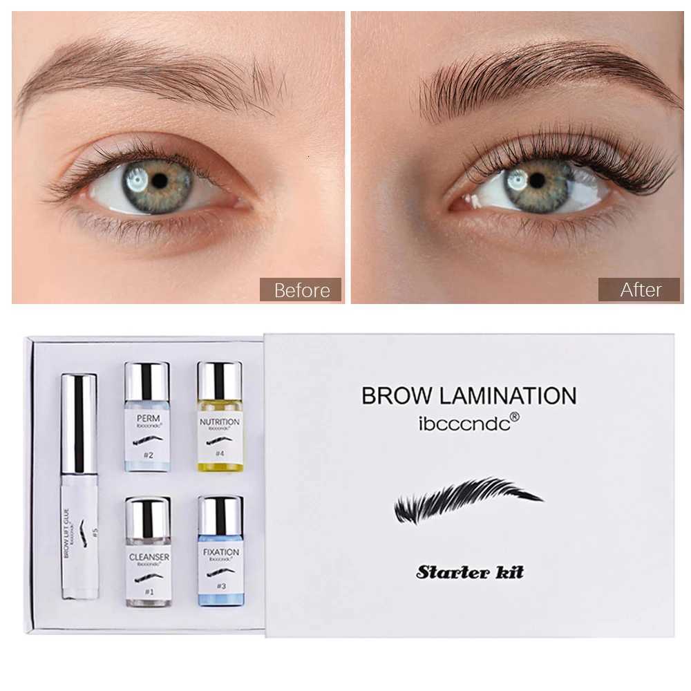 Semipermanent Brow Lamination Kit Eyebrow Lifting Perming Lotion Brow Lift Perm Set With Brush Tools Beauty Salon Dropshipping W250807