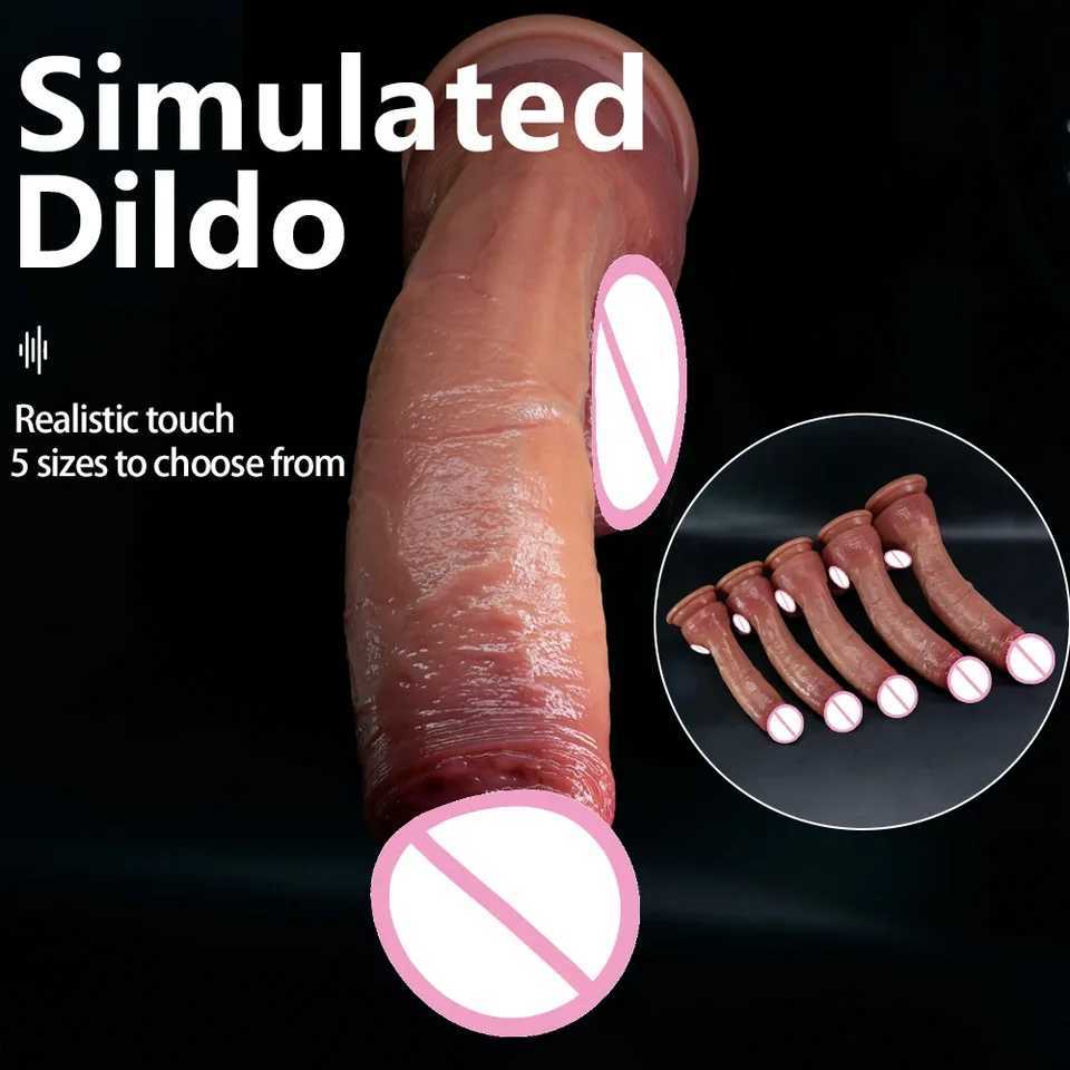 Oversized Realistic Dildo Huge Penis Penetration Anal Sex Toys For Women Masturbation Soft Dick Dildos Sexy Adult Sex Toy Gay W250807