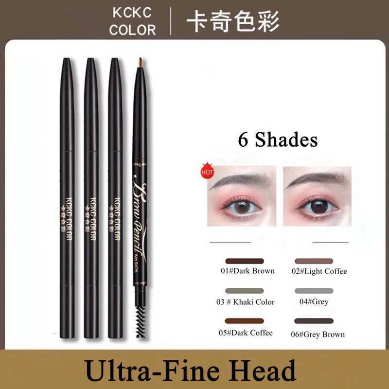 KCKC Color Eyebrow Pencil Brow Enhancer Pen Double Fine Head and Brush Long Lasting Eye Brow Definer Cosmetics Easy to Wear W250807