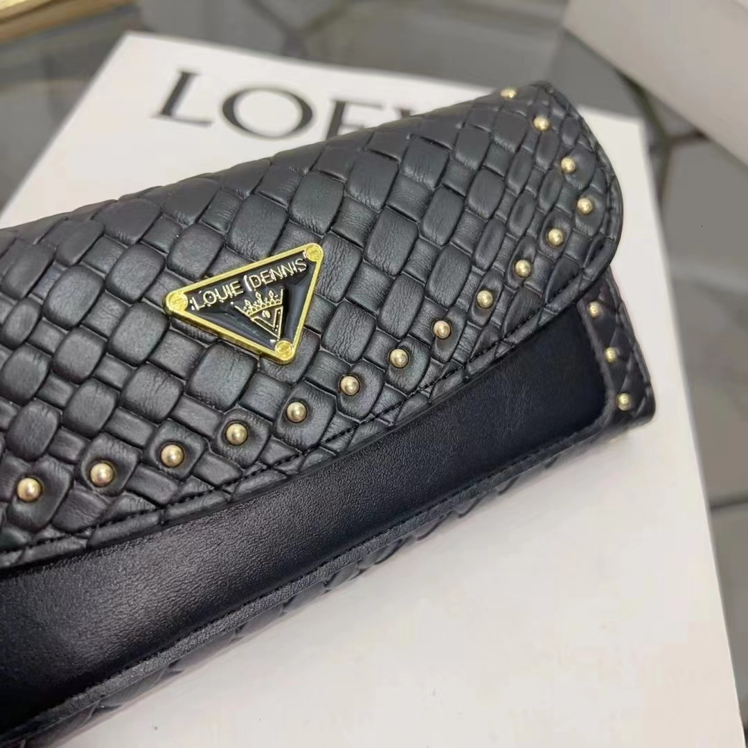 New Women's Long Soft Leather Wallet Free Shipping Designer Luxury Fashion Card Holder Simple Large Capacity Handbag Casual Phone Bag