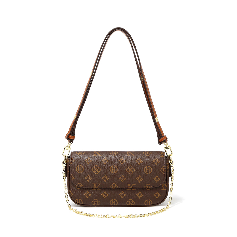 MKF designer bag free shipping Light luxury high-quality vintage floral shoulder bag with classic casual print and simple womens crossbody bags