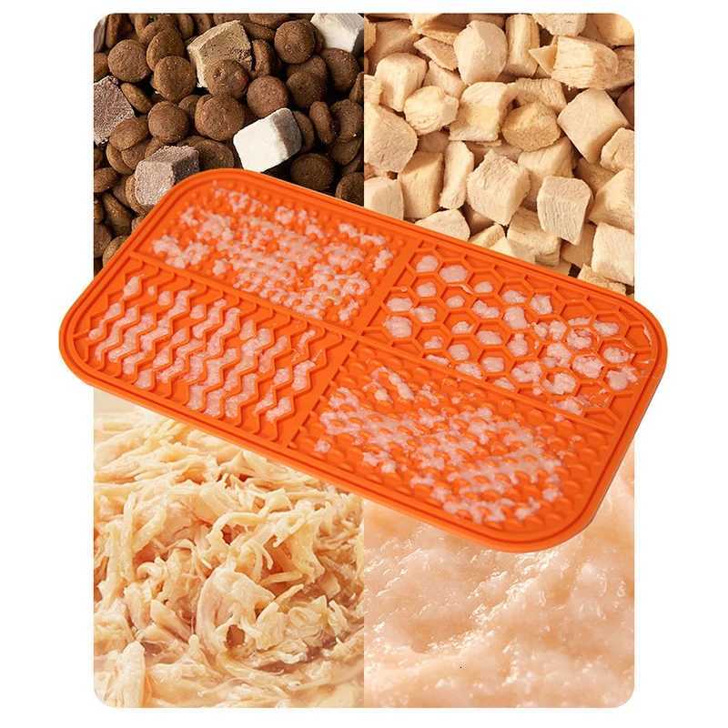 1PC Silicone Pet Licking Pad Dog Licking Pad Pet Suction Pad Anti-Choking Slow Food Bowl Y250806
