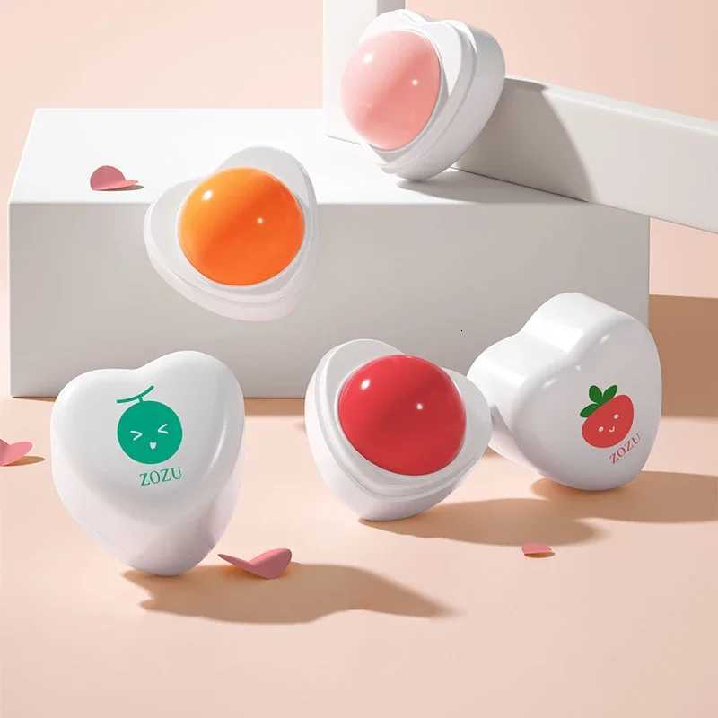 Fruit Moisturizing Hydrating Lip Balm Strawberry Peach Heart Shape Fade Lip Line Repair Lips Care Beauty and Skin Care ProductsXJ250807