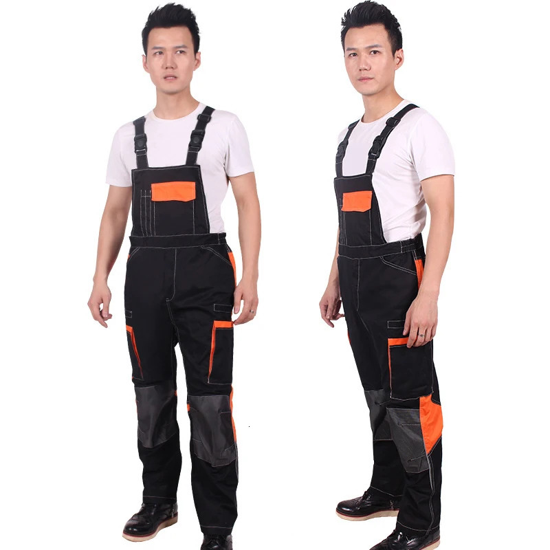 Bib Overall Worker Clothing Sleeveless Pants Protective Overalls Strap Jumpsuits Automotive Uniform 250804