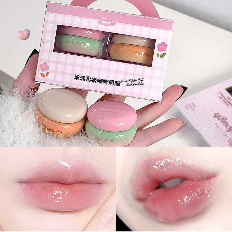 Cappuvini Fruity Soft Lip Mask Moisturizing Lip Care Water Gloss Lip MaskXJ250807