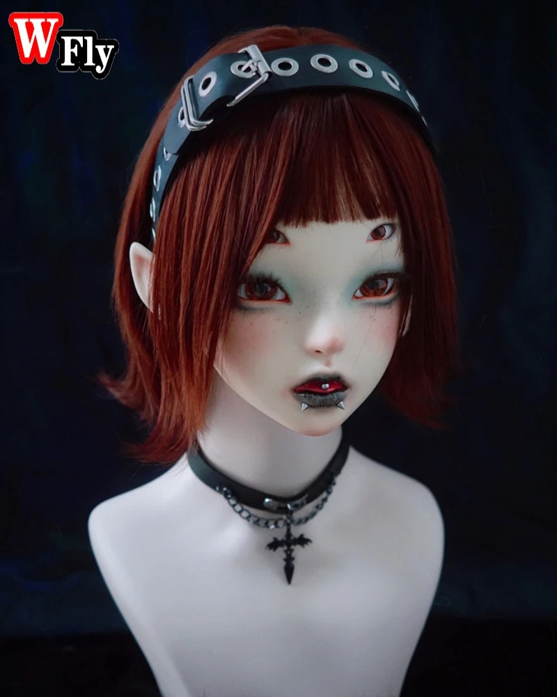 Y2K Gothic Punk Leather Buckle Hair hoop KC headband Harajuku Women Girl Dark Black Punk Hip hop Rock Hairbands Hair Accessories 250730