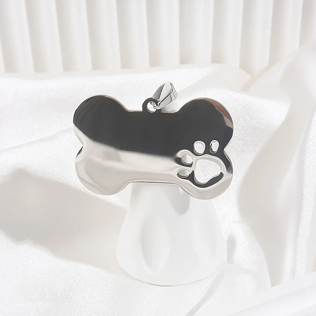 1 pc- Engraved personalized dog tag - Anti loss pet name pendant for small medium and large dogs - Decorative pendant 250805