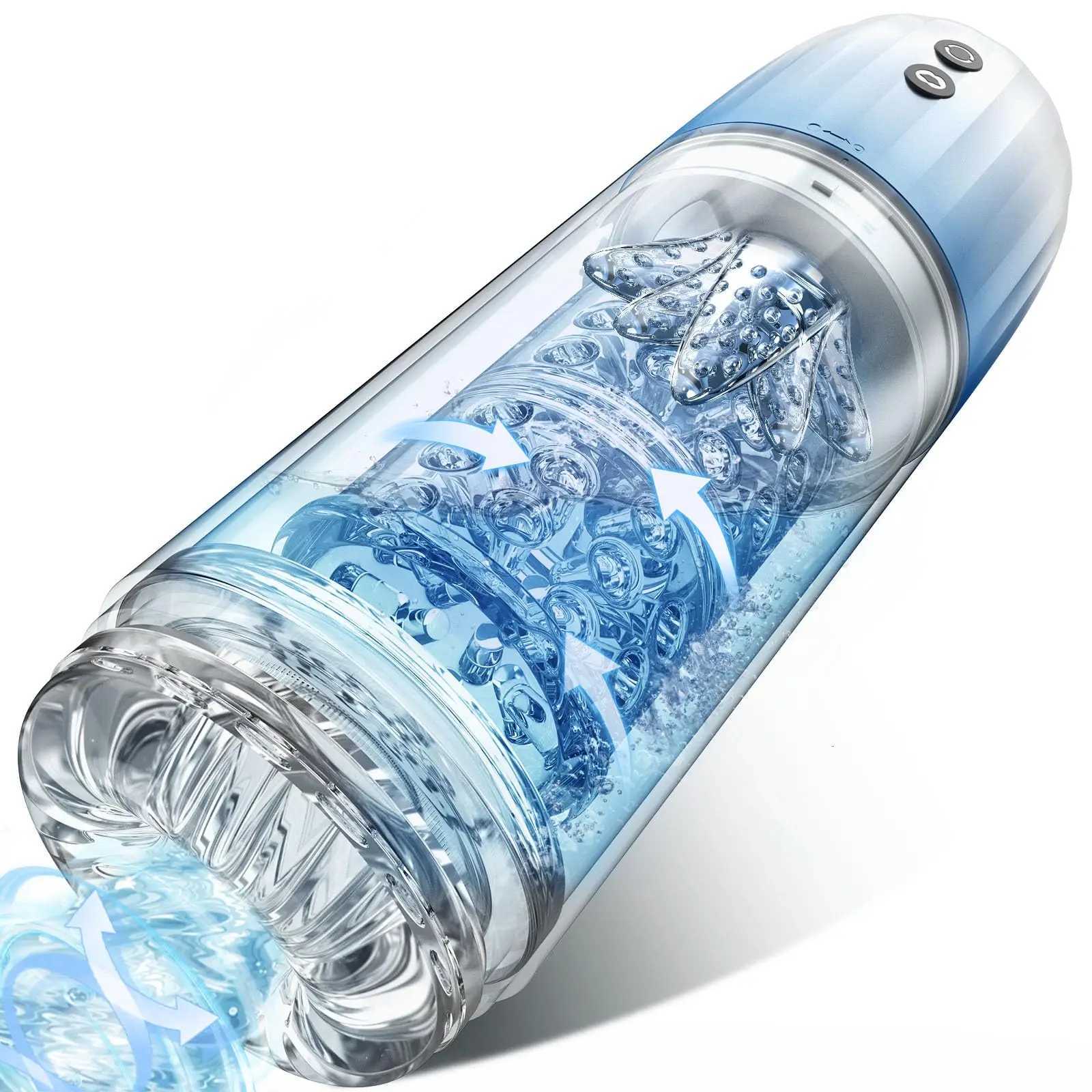 Automatic Male Sucking Masturbator Vibration Blowjob Machine Masturbation Cup Sex Toys Adult Goods for Men Masturbation Supplies W250807