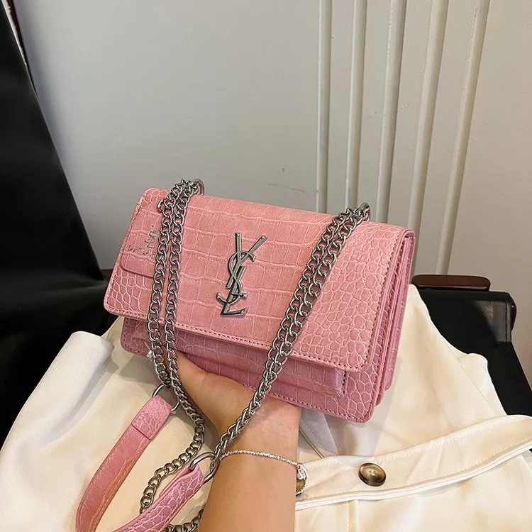 Designer bag luxury women's new high-end trendy versatile shoulder bag chain bag crossbody bag fashionable versatile handbag