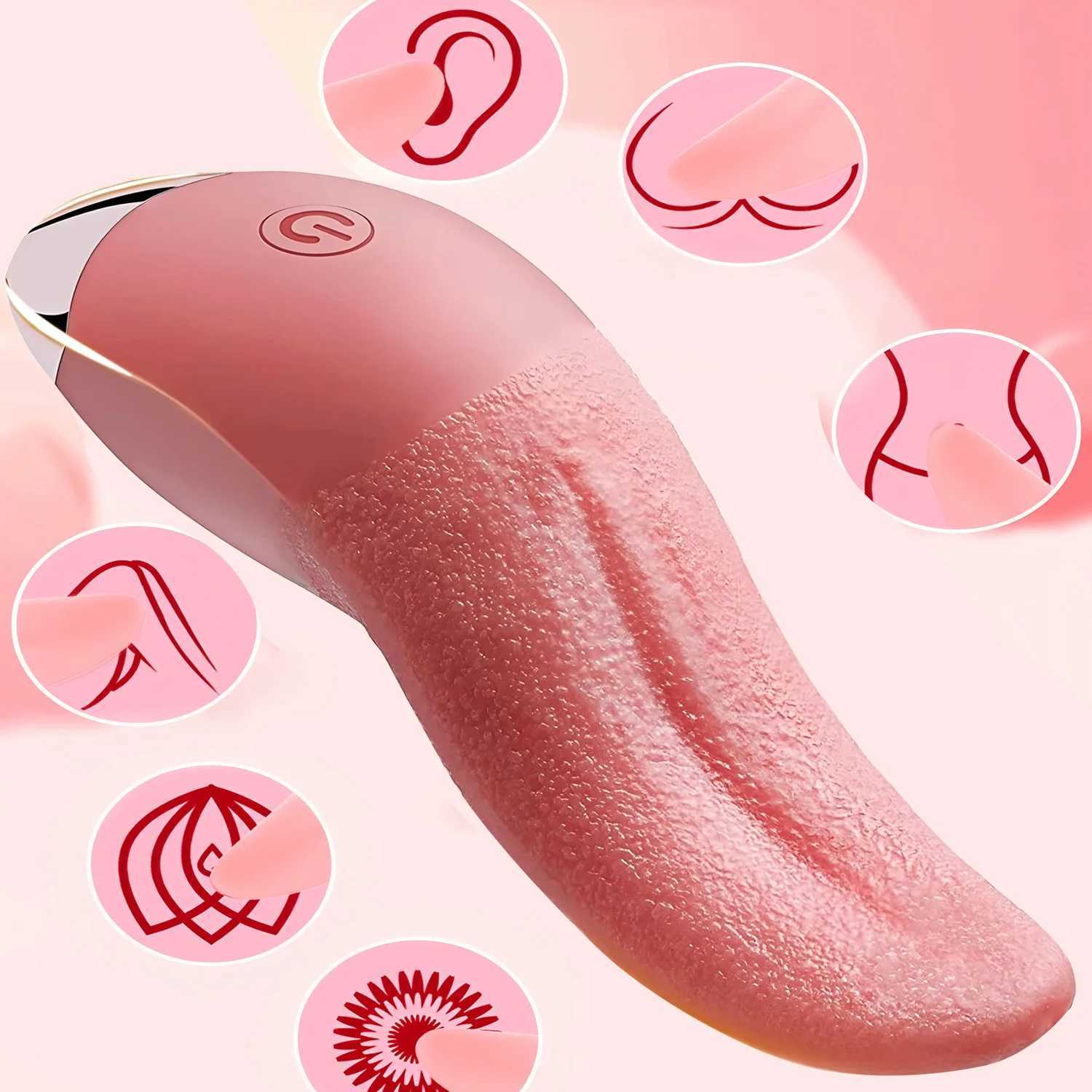 New Licking Vibrator For Women Clitoris Stimulation Blowjob Female Orgasm For Adult Sex Toys For Women W250807