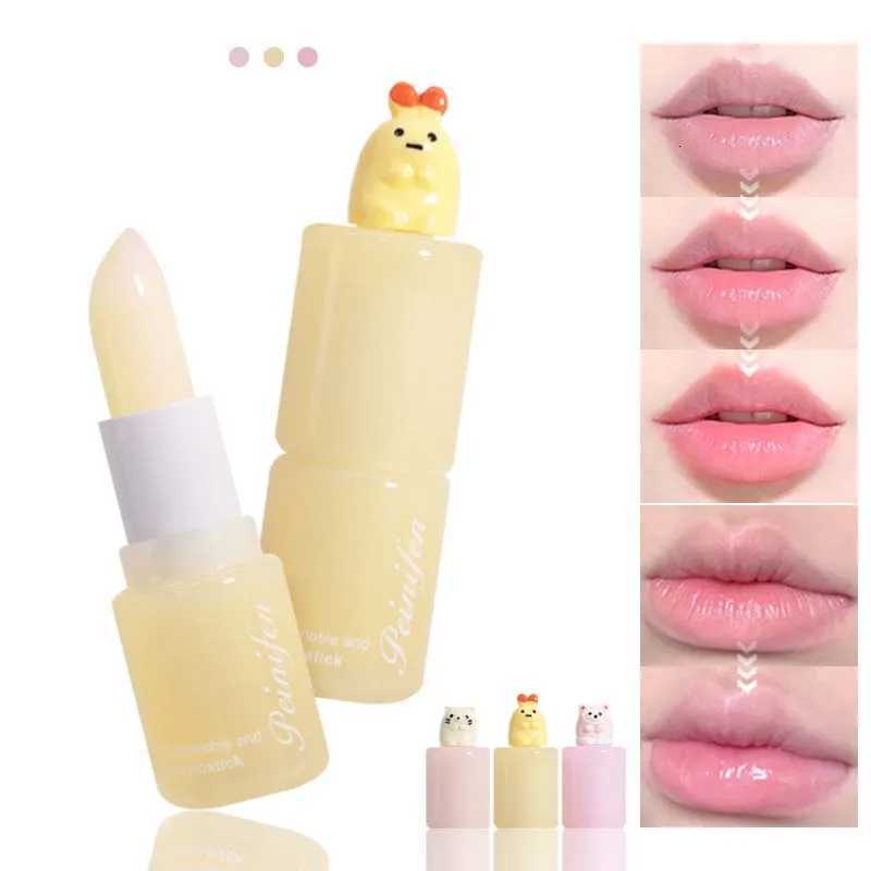 Three Color Cartoon Cat And Dog Cute Lip Balm Warm And Transparent Lip Care Lip BalmXJ250807