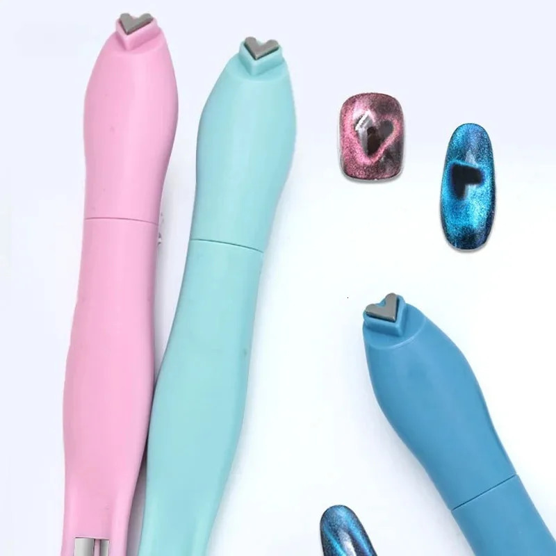 3D Love Heart Nail Magnet 3in1 Cat Eye Magnetic Rod Moon Snake Pattern French Nail UV Attraction Magnetic Stick for Manicure 250805