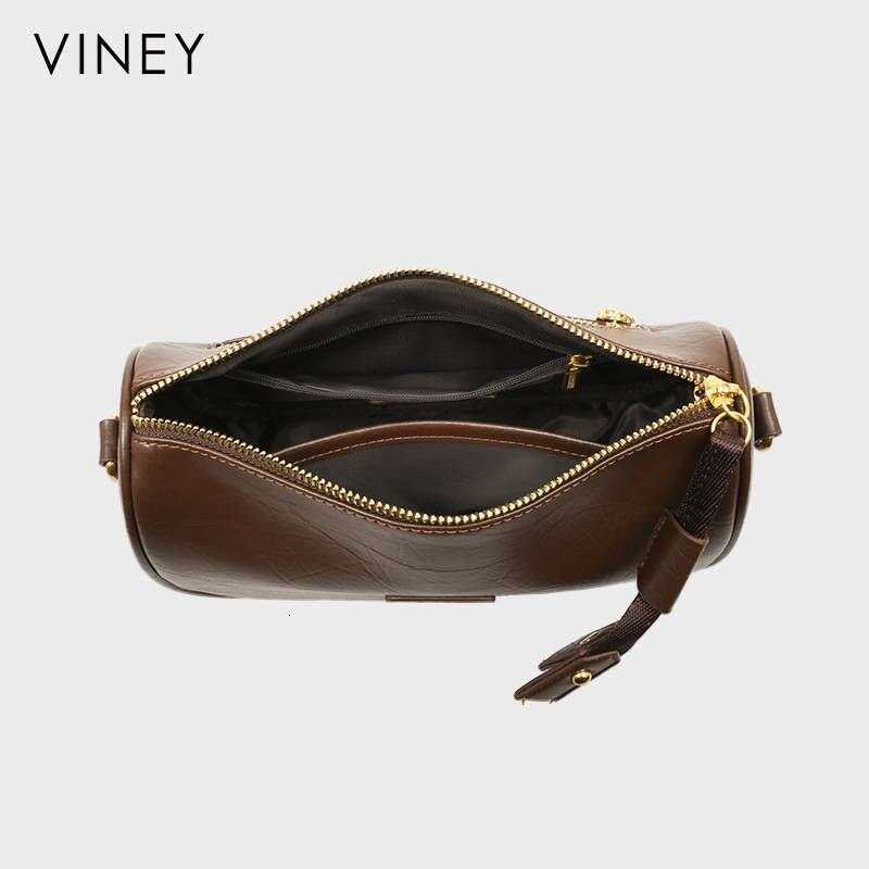 VINEY Women 2025 New Summer Messenger Genuine Leather Women's Commuter High-end Shoulder Pillow Bag