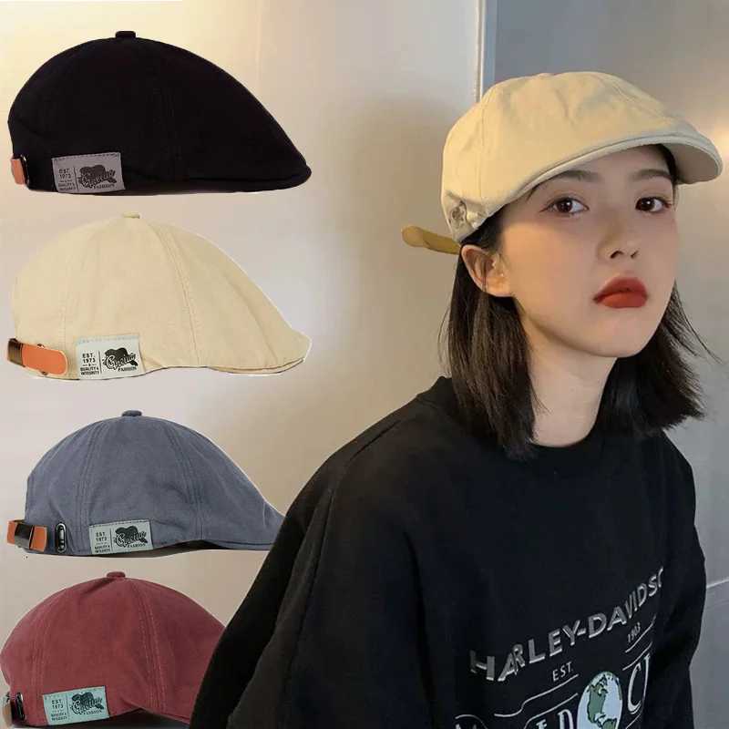 New Retro Newsboy Cs Men Hats Berets British Wearing Style Ivy C Classic Woman Vintage Cotton Beret Hip Hop Berets Caps XJ250807