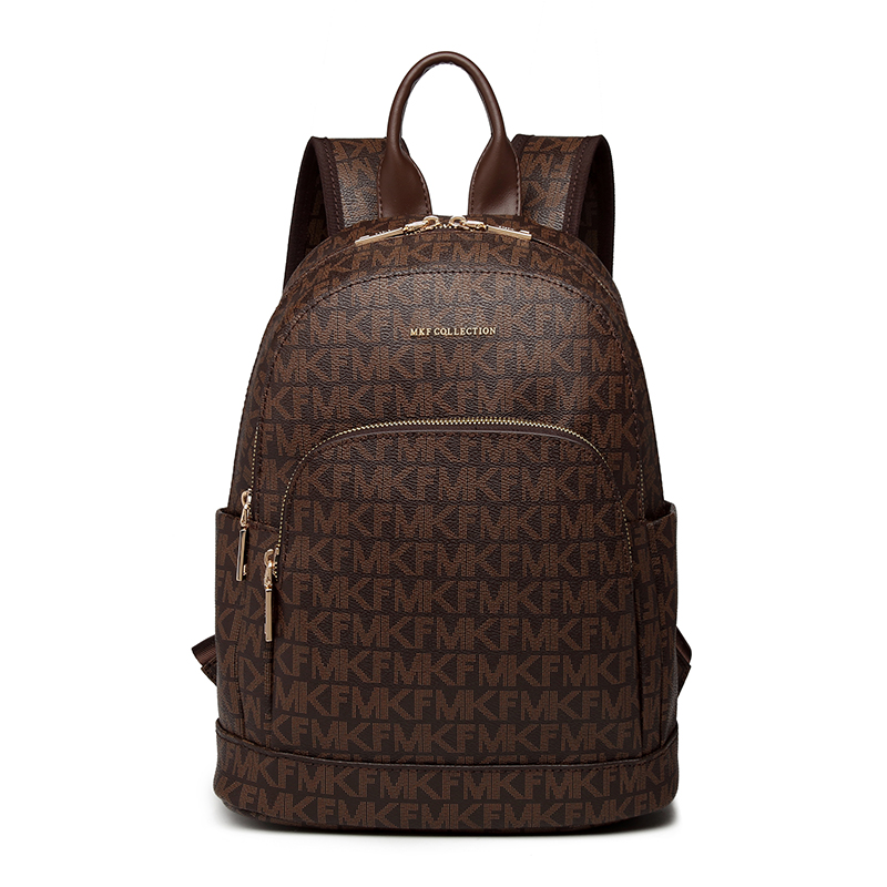 MKF designer bag free shipping Light luxury high-quality backpack fashionable Large capacity casual versatile vintage handbag for women