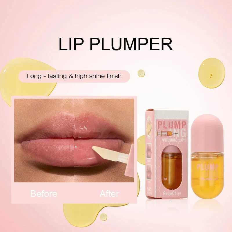 Lip Plumper Oil Instantly Plumps Lips Increasing Lip Elasticity Long-lasting Moisturize Gloss Saturation Beauty Makeup Lip CareXJ250807