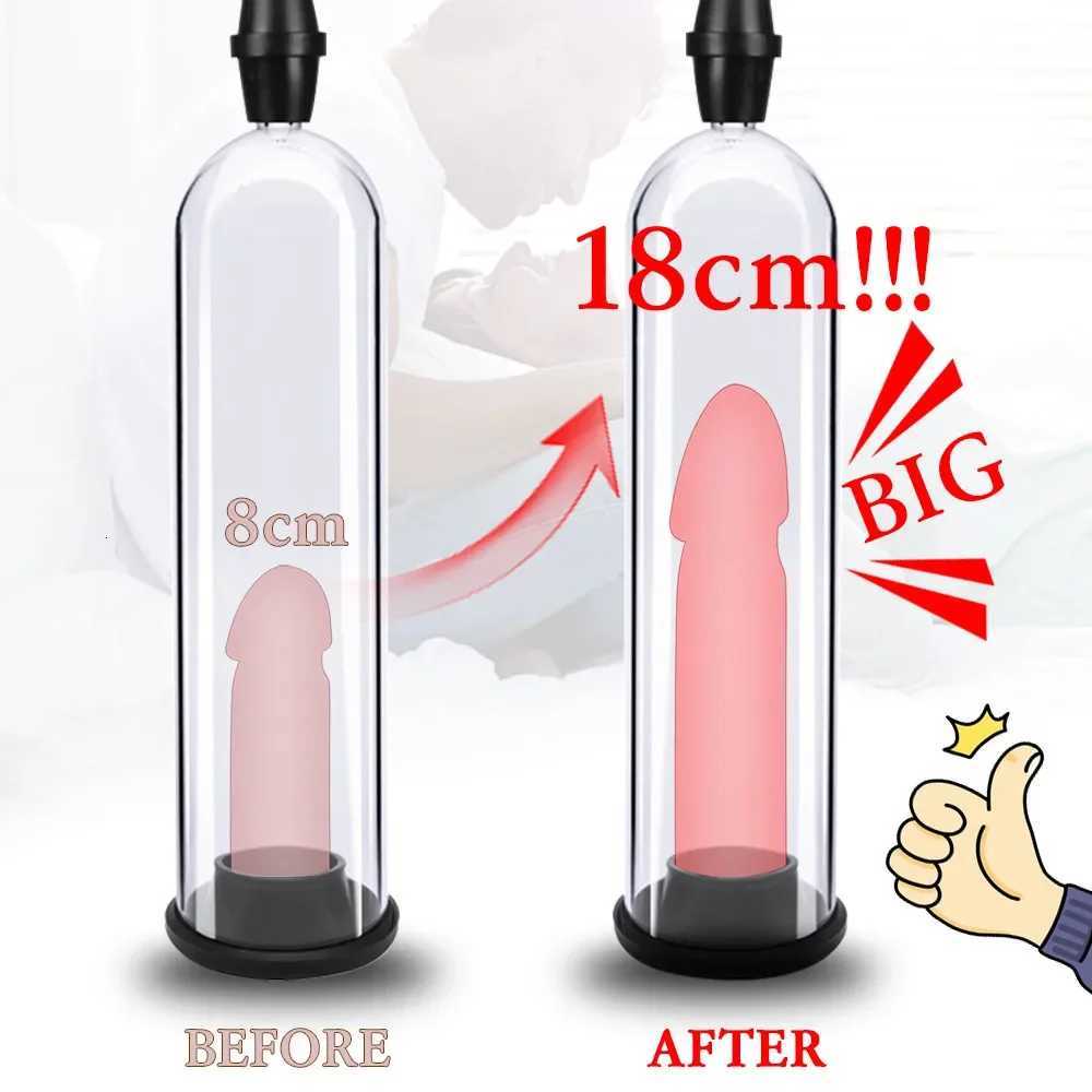Men Penis Pump Vacuum for Penis Enlargement Male Enhancement Erection Cock Pump Masturbator Penis Trainer Sex Toys W250807