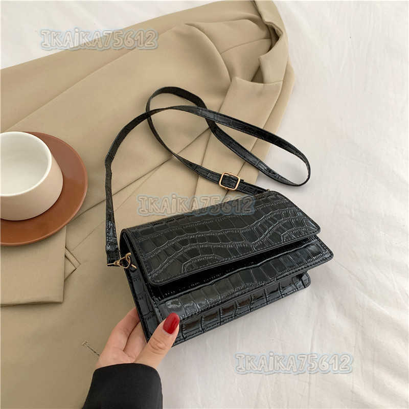 Trendy Fashion Solid Color Texture Celebrity Style Elegant Small Bag for Women 2023 Summer Single Shoulder Crossbody Bag Small Square Bag H250806