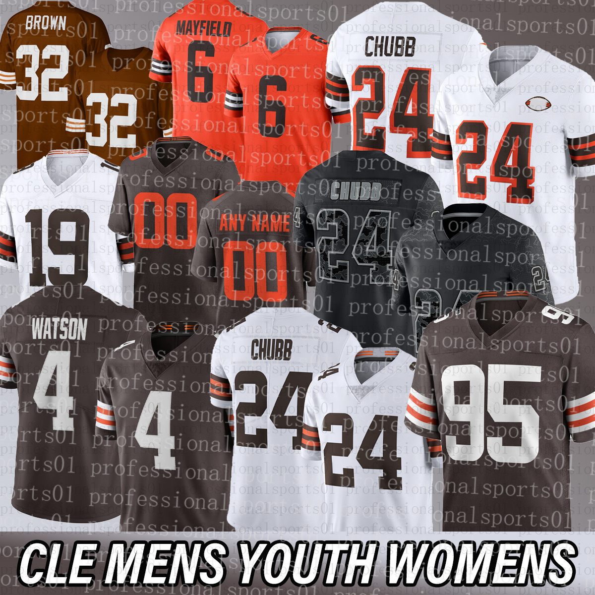 ClevelandcityBrowns Jersey brown Jersey Myles Garrett Shedeur Sanders Quinshon Judkins Graham Brown Jerry Jeudy David Njoku Football Jerseys