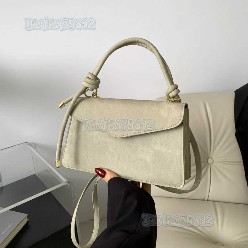 Celebrity Fashion Simple and Personalized Small Bag for Women Spring 2024 Versatile Single Shoulder Crossbody Bag Small Square Bag H250806