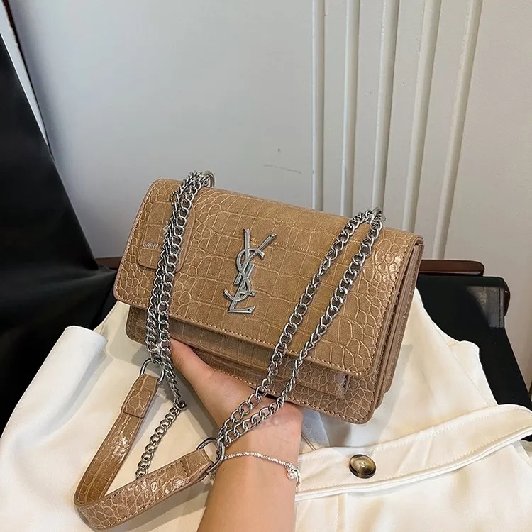 Designer bag luxury women's new high-end trendy versatile shoulder bag chain bag crossbody bag fashionable versatile handbag