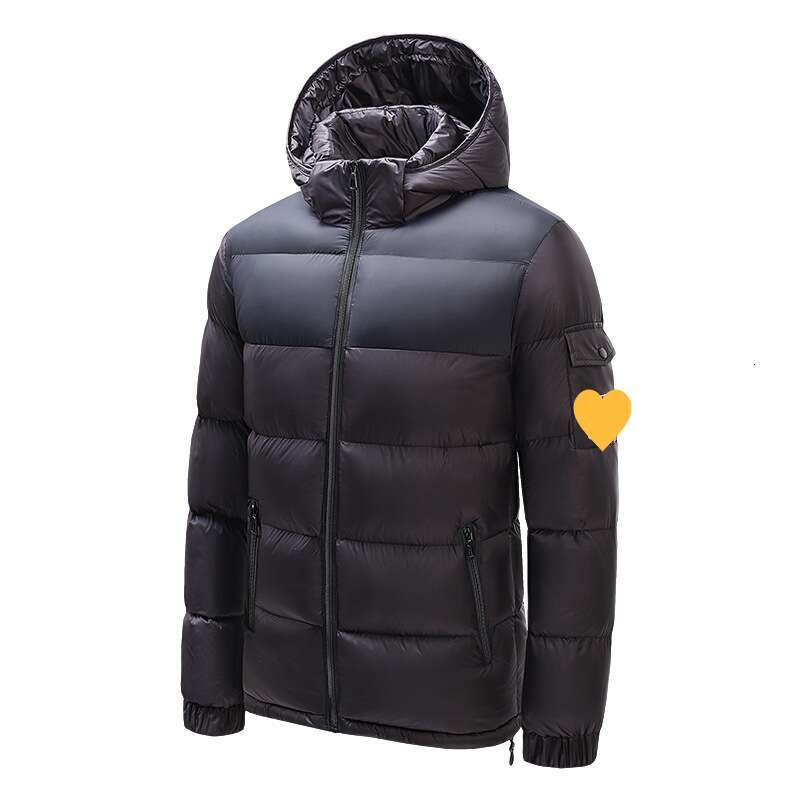 Classic Fashion Hooded Cotton Fall And Winter Plus Fleece Thickened Plus-Size Down Jacket