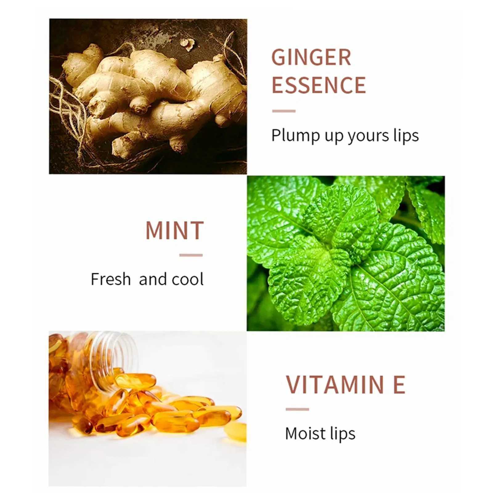 Natural Lip Plumper Lip Plumper Set For Daytime And Night Use Natural Lip Plumper With Ginger Mint Extracts And Vitamin E ForXJ250807
