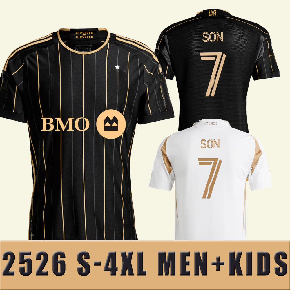 2025 2026 S-4XL LAFC soccer jerseys SON Home AWAY football shirt uniforms men kids VELA D.BOUANGA